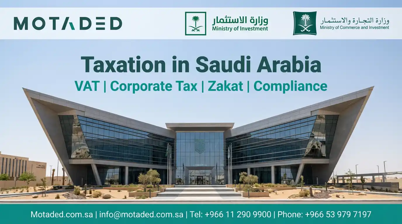 Taxation in Saudi Arabia 2026 | Investment Sovereignty & Zakat Guide - Motaded