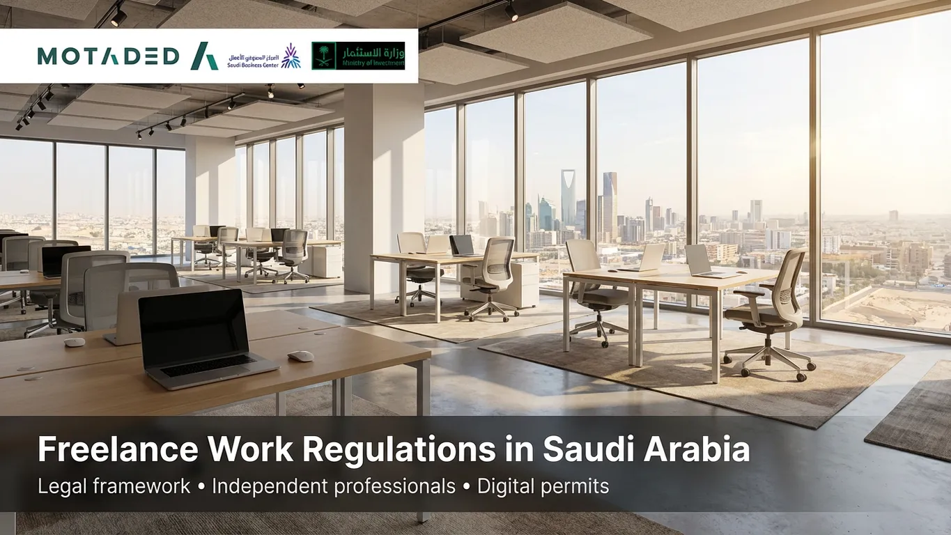 Saudi Freelance Regulations 2026 | Motaded Incubator & Ministerial Decree