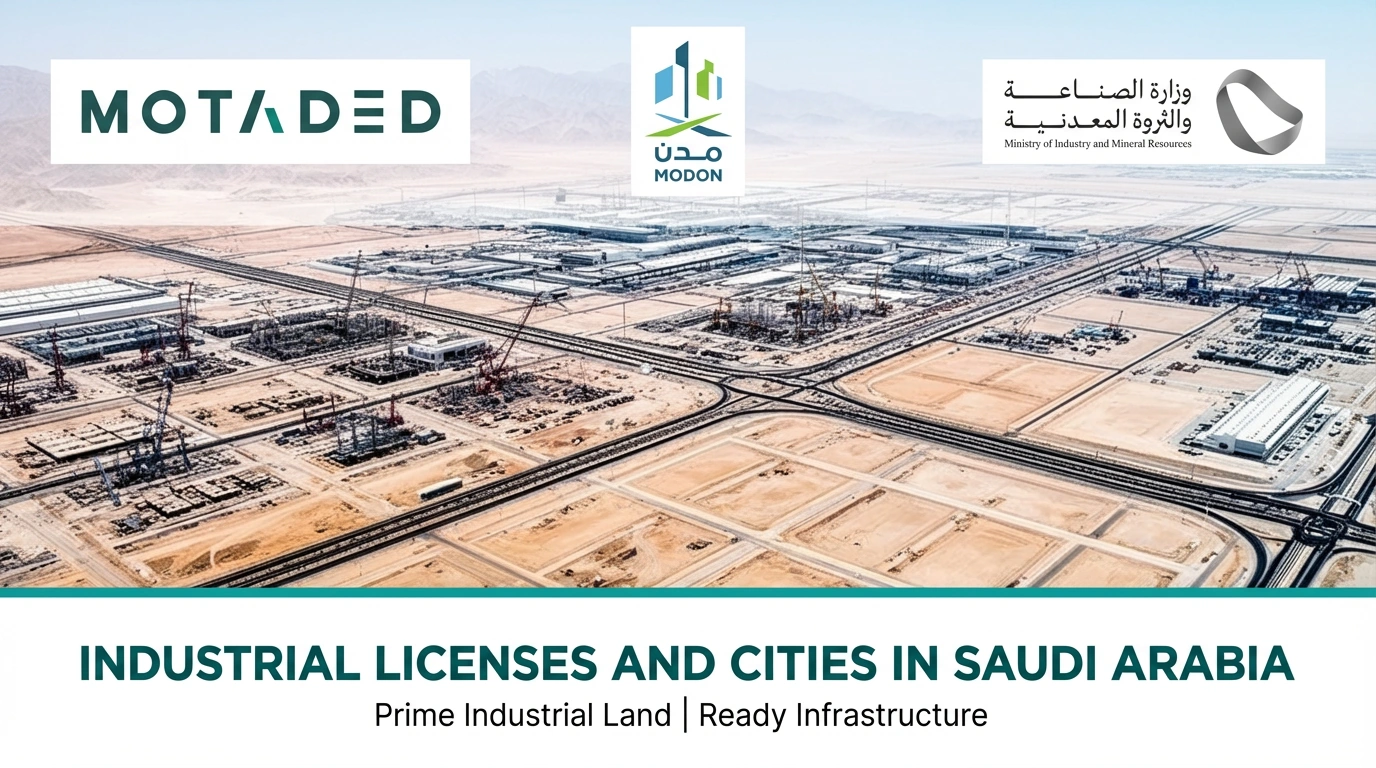 Industrial Licenses and Cities in Saudi Arabia