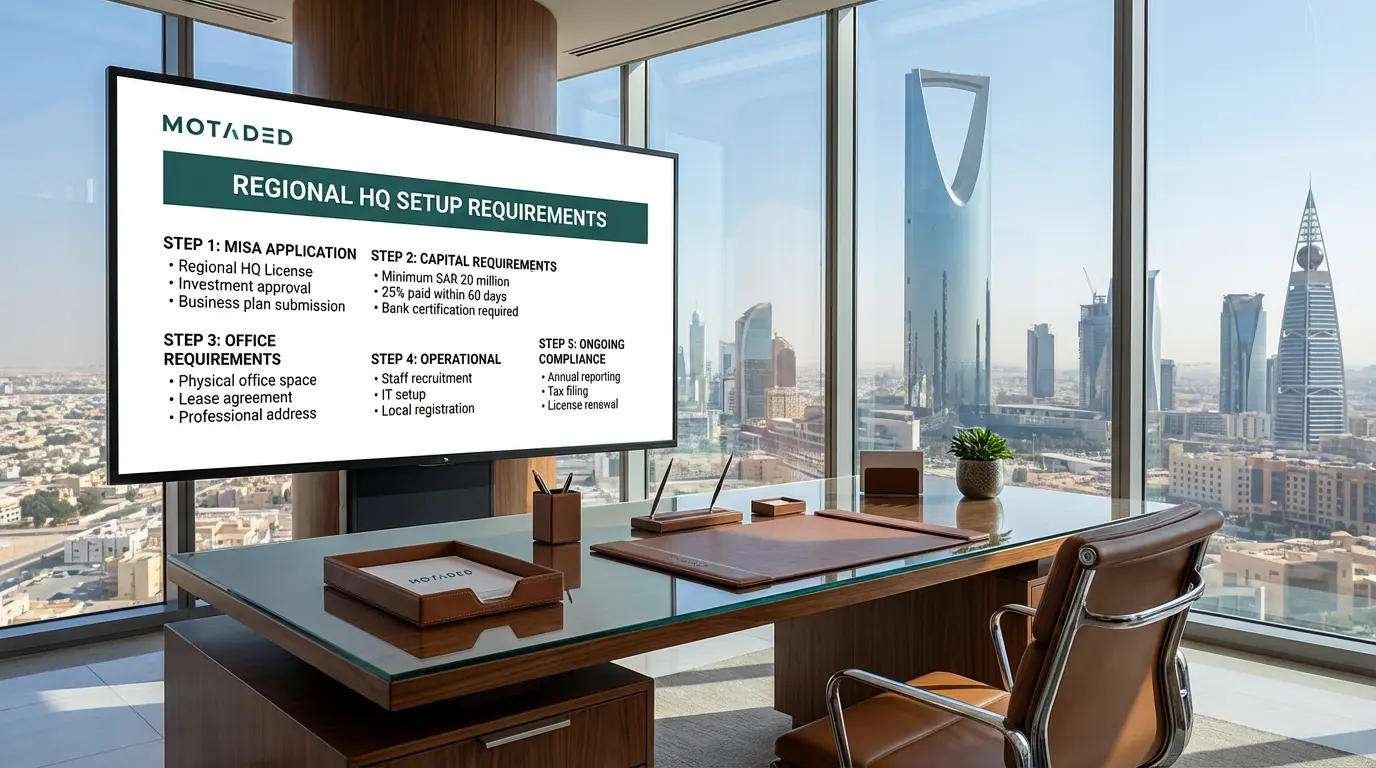 Regional Headquarters in Saudi Arabia